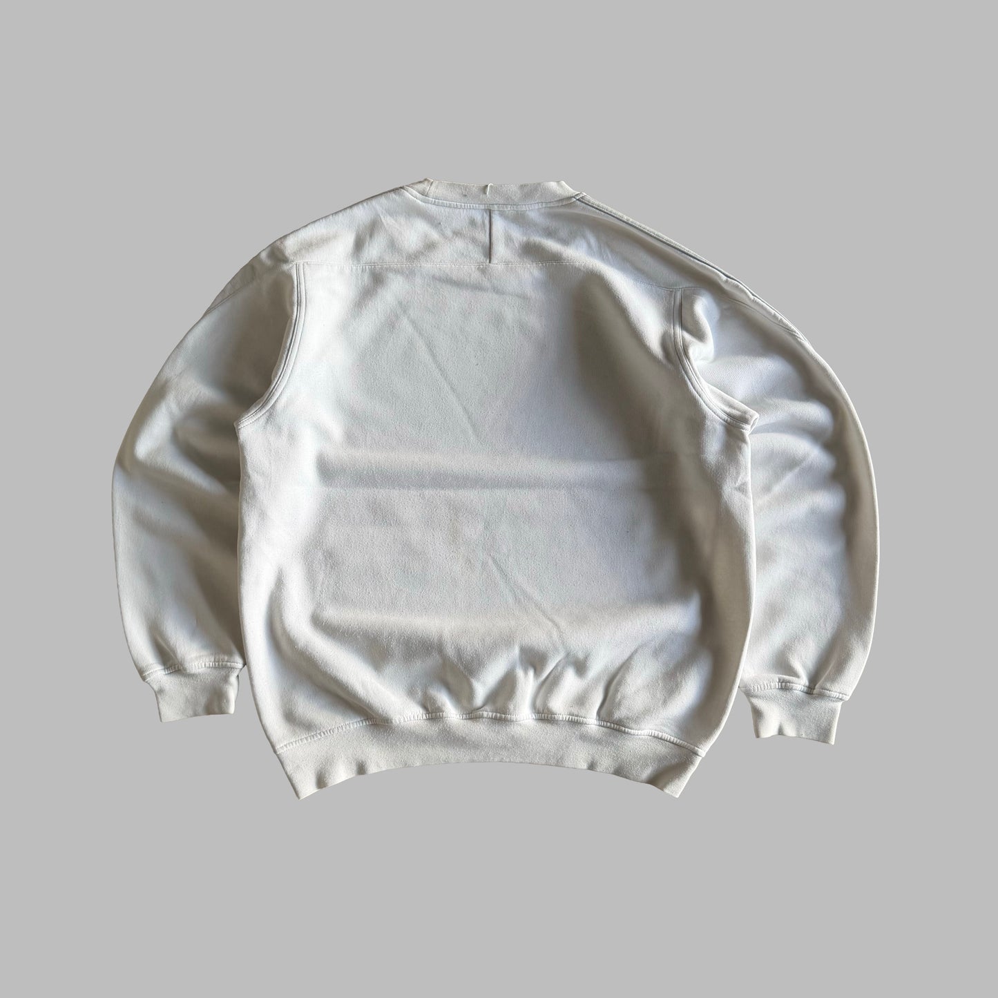 Y2K Adidas Three Stripe Sweatshirt - M