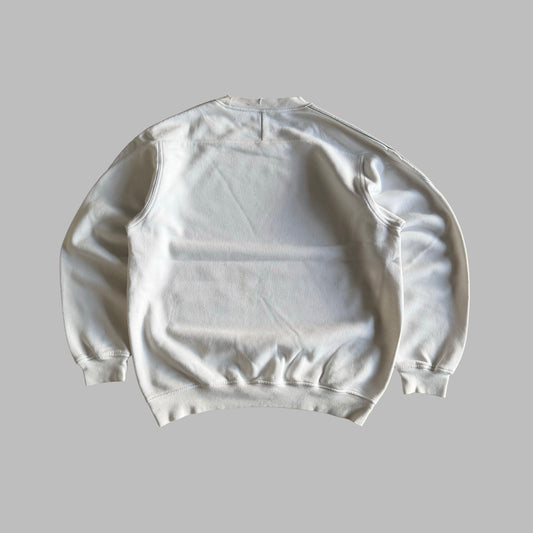 Y2K Adidas Three Stripe Sweatshirt - M