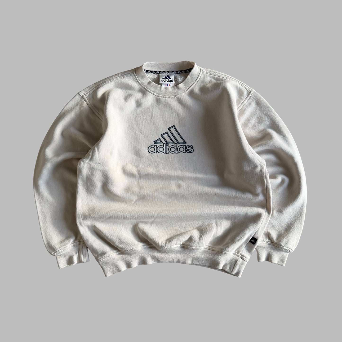 90s Adidas Embroidered Sweatshirt - S