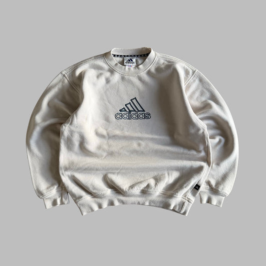 90s Adidas Embroidered Sweatshirt - S