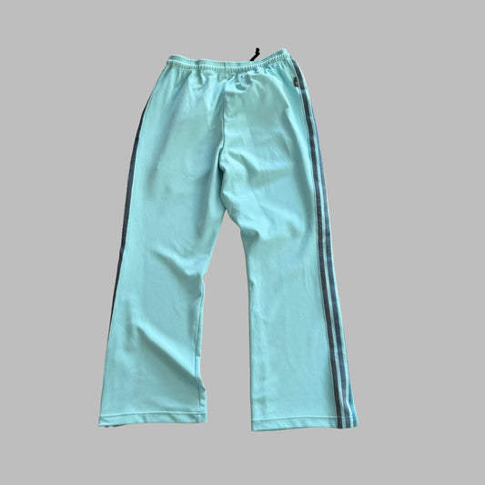 Y2K Adidas Three Stripe Flared Track Pants - S