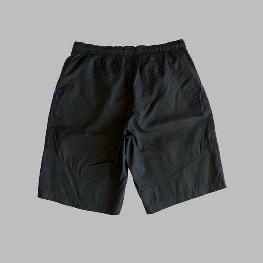 Y2K Nike Striped Lightweight Track Shorts - M