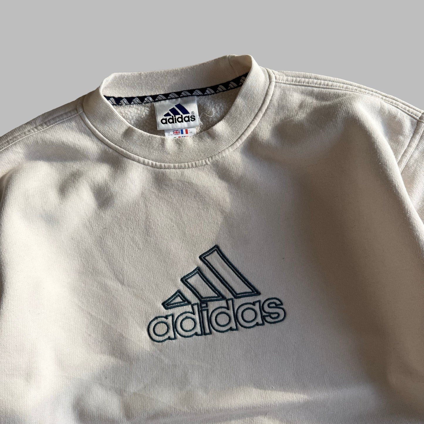 90s Adidas Embroidered Sweatshirt - S