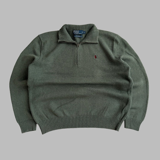 90s Polo Ralph Lauren Quarter Zip - L
