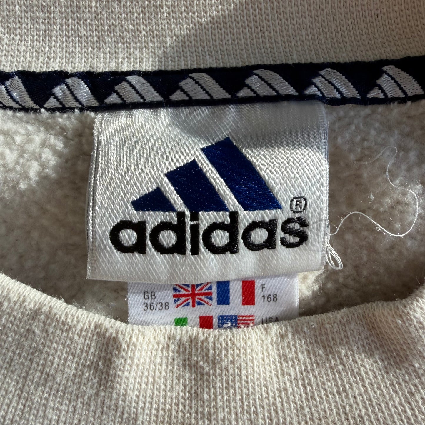 90s Adidas Embroidered Sweatshirt - S