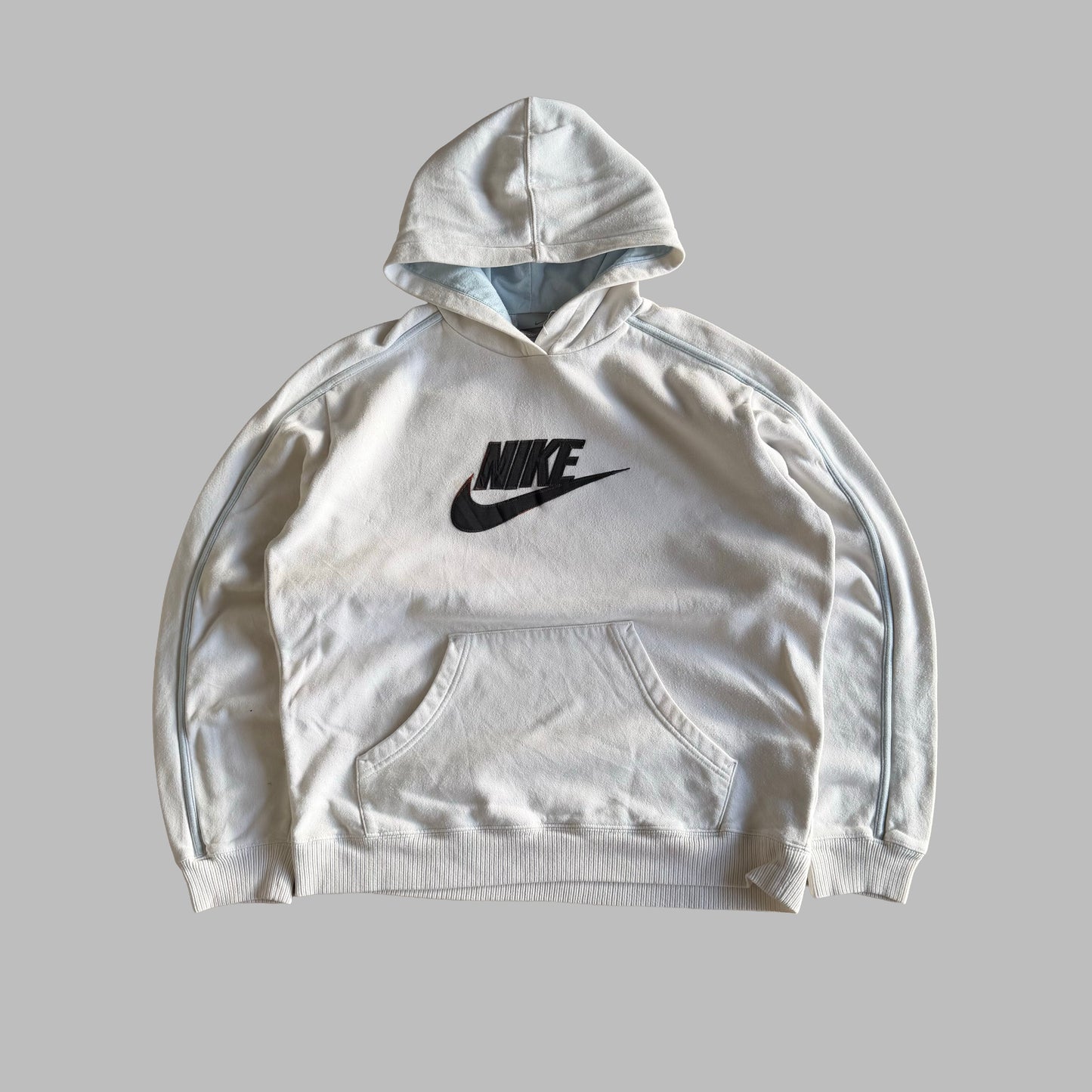 Y2K Nike Spell Out Hoodie - M