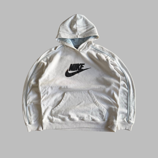 Y2K Nike Spell Out Hoodie - M