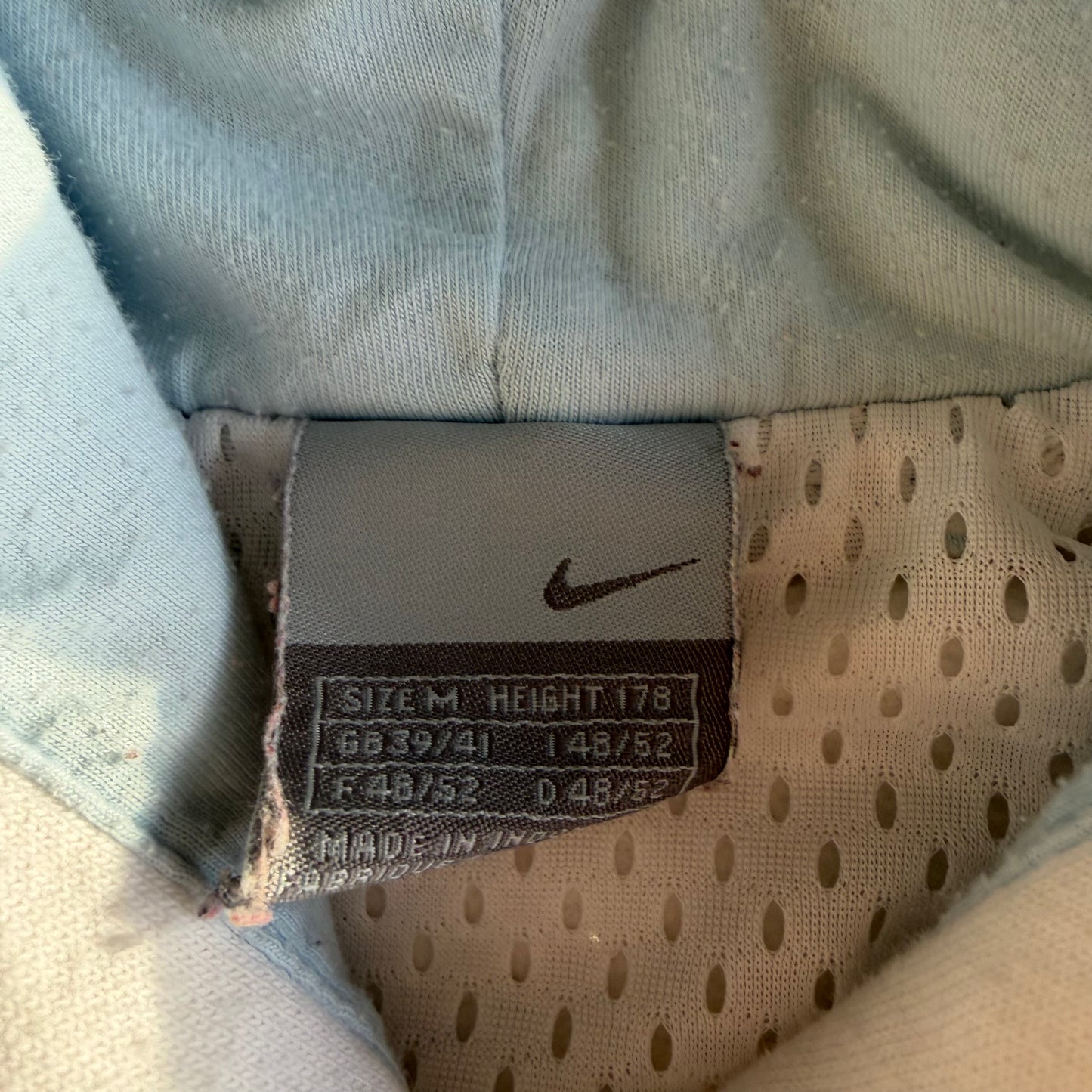 Y2K Nike Spell Out Hoodie - M