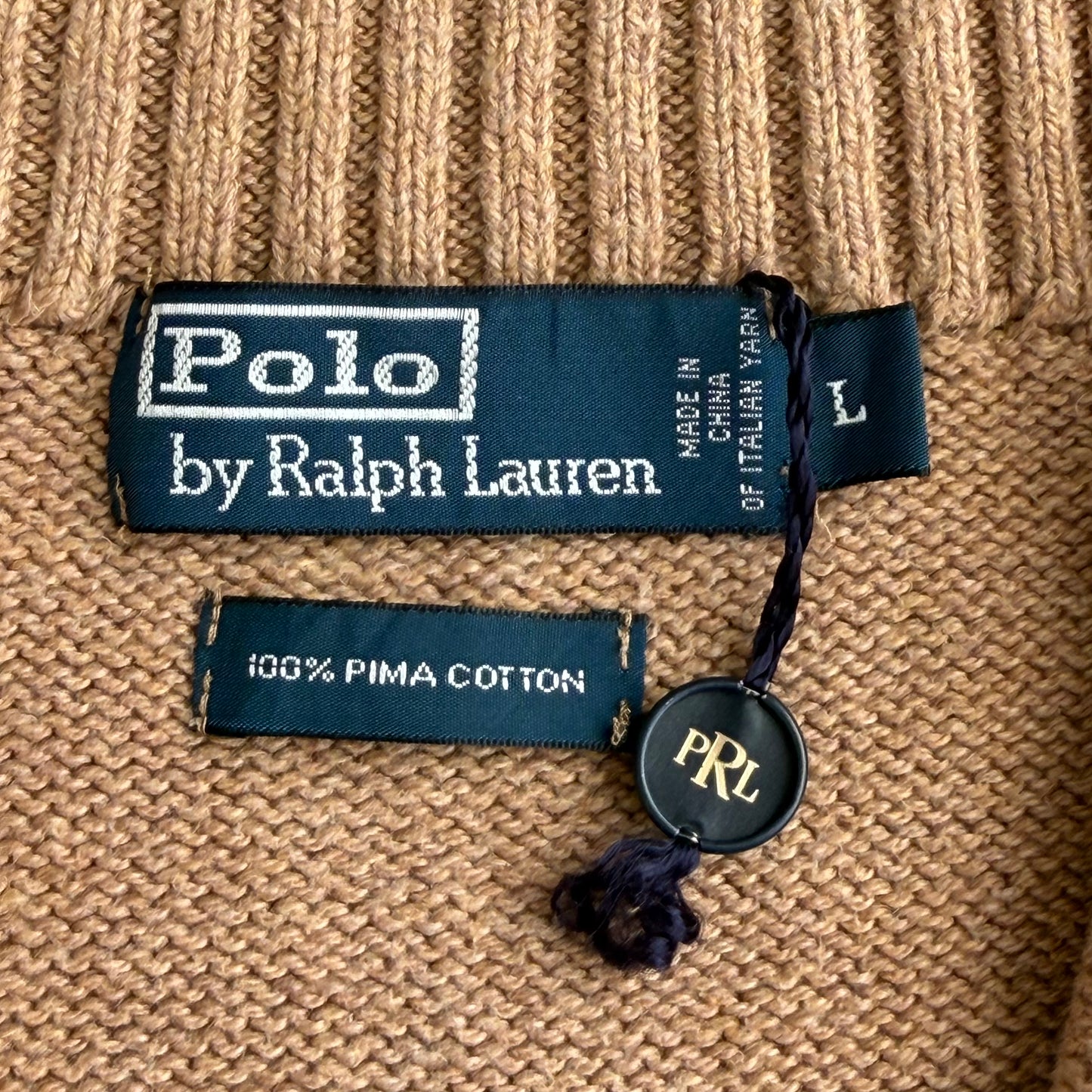90s Polo Ralph Lauren Heavyweight Quarter Zip - L
