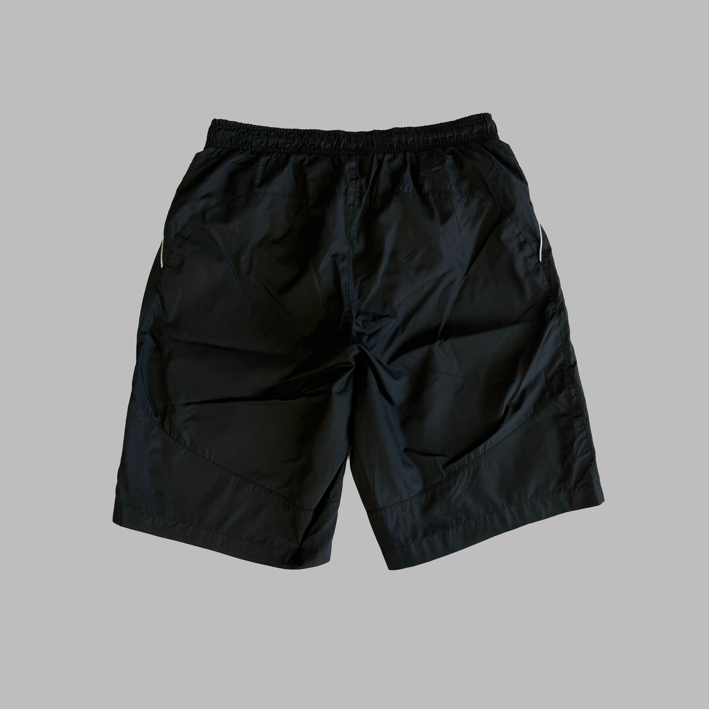 Y2K Nike Lightweight Striped Track Shorts - M