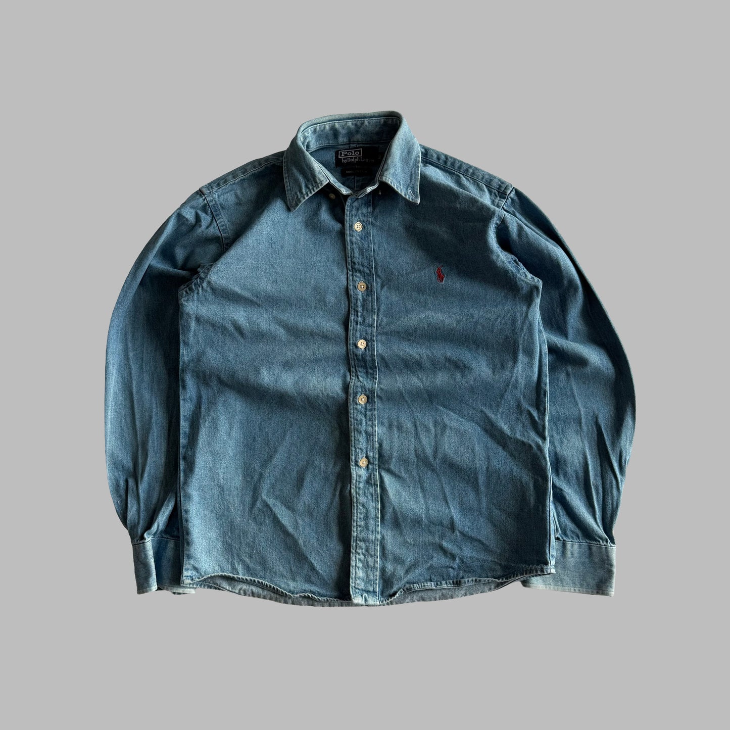 90s Polo Ralph Lauren Heavyweight Button Up Shirt - S