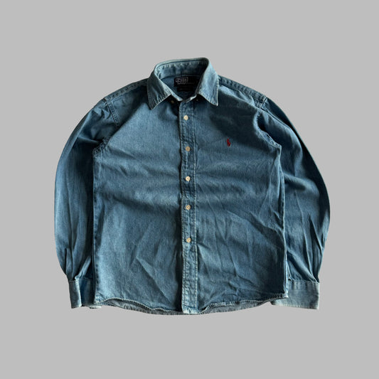 90s Polo Ralph Lauren Heavyweight Button Up Shirt - S