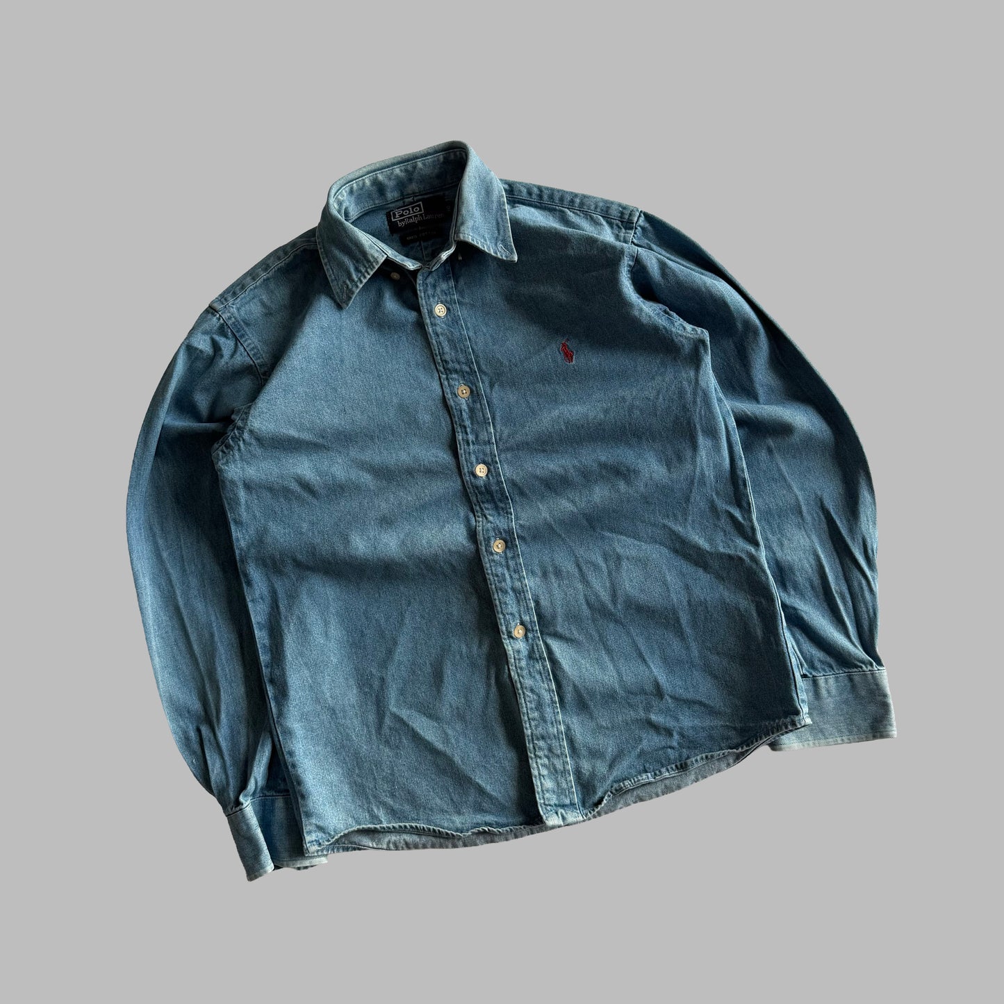 90s Polo Ralph Lauren Heavyweight Button Up Shirt - S