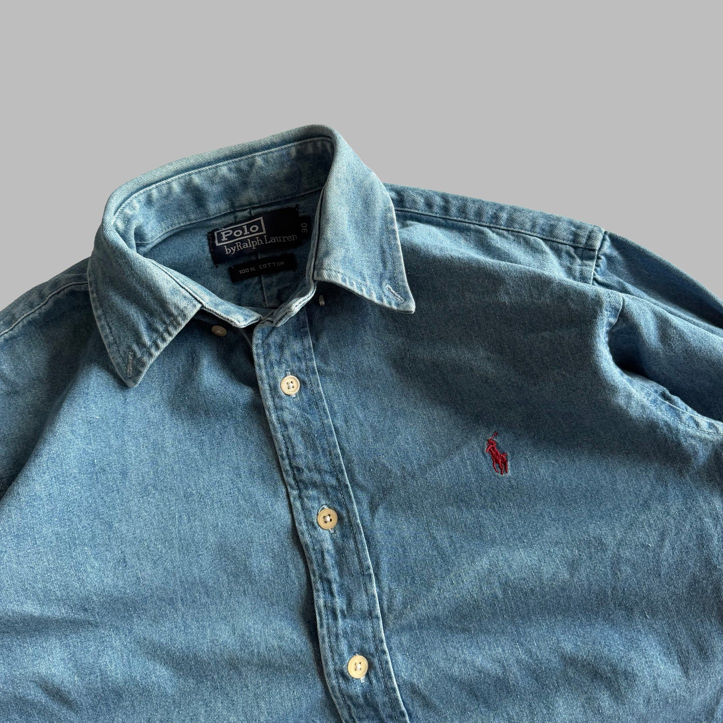 90s Polo Ralph Lauren Heavyweight Button Up Shirt - S