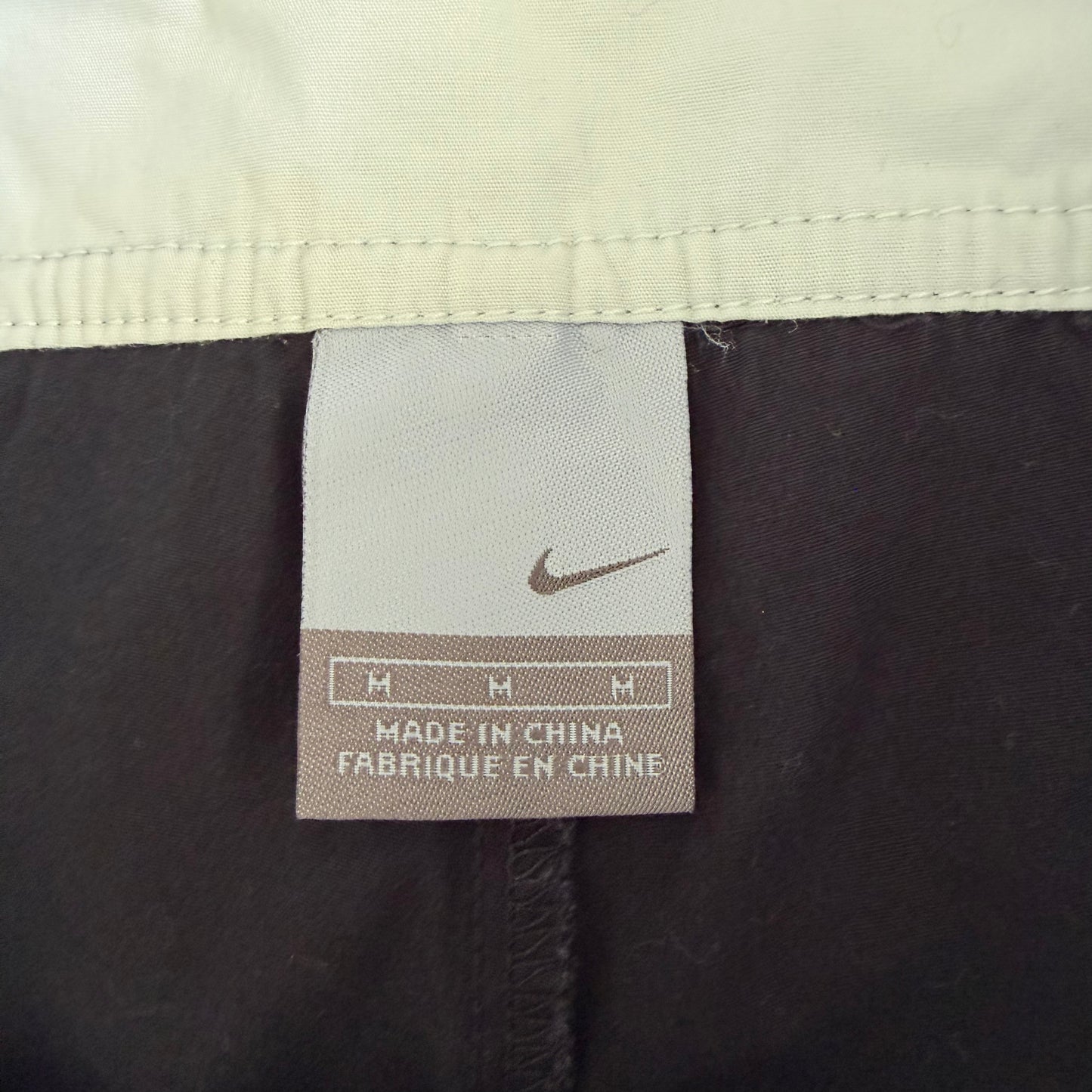 Y2K Nike Panelled Heavyweight Track Shorts - M