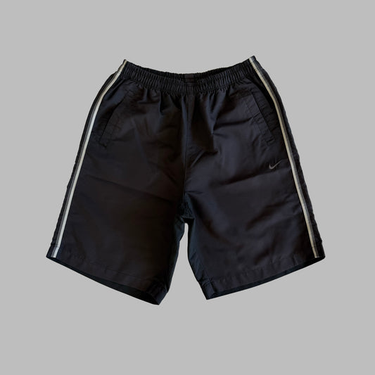 Y2K Nike Lightweight Striped Track Shorts - L