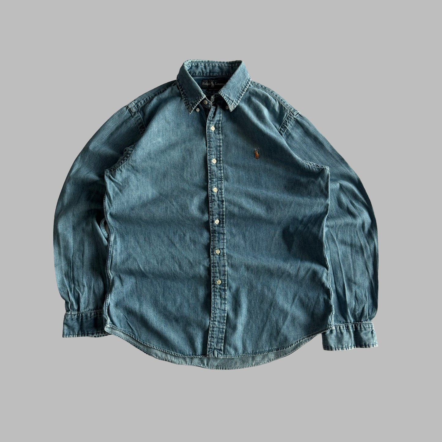 Y2K Polo Ralph Lauren Button Up Shirt - M