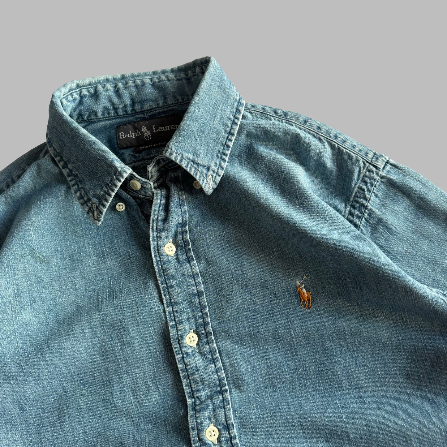Y2K Polo Ralph Lauren Button Up Shirt - M