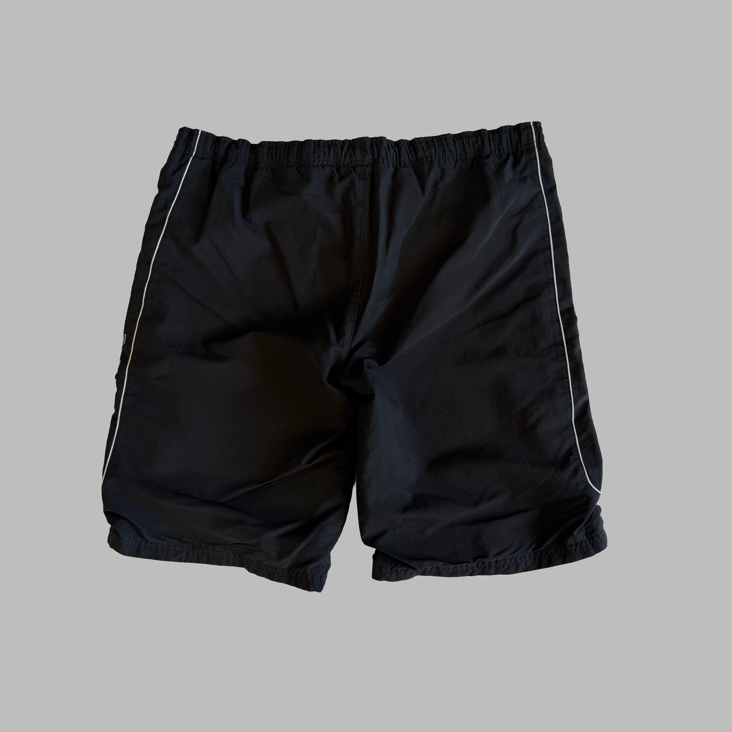 Y2K Nike Spell Out Lightweight Track Shorts - M