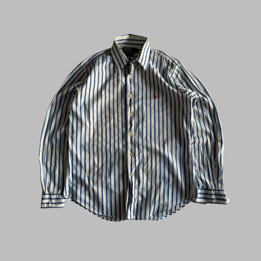 90s Polo Ralph Lauren Striped Button Up Shirt - M
