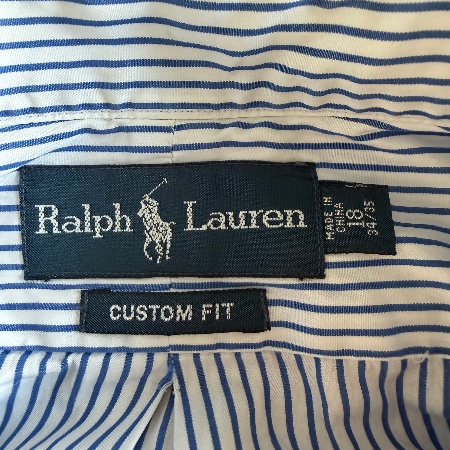 Y2K Polo Ralph Lauren Striped Button Up Shirt - XXL