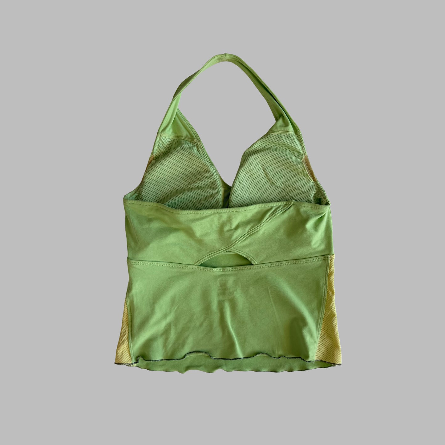 Y2K Nike Frilled Halter Activewear Top - S