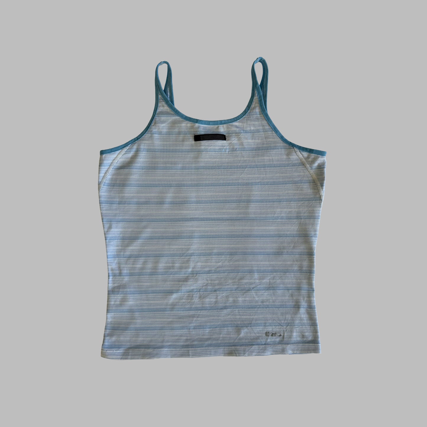 Y2K Nike Striped Activewear Tank - M