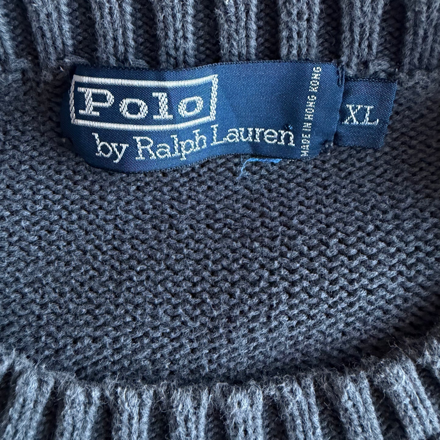90s Polo Ralph Lauren Flag Heavy Knit - XL