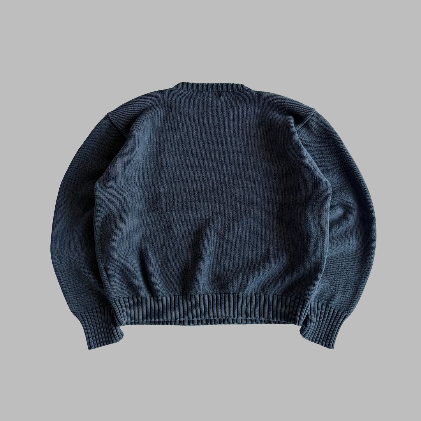 90s Polo Ralph Lauren Flag Heavy Knit - XL