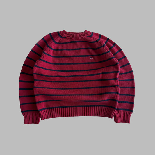 90s Ralph Lauren Polo Jeans Striped Heavy Knit - L