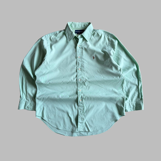 Y2K Polo Ralph Lauren Cotton  Button Up Shirt - L