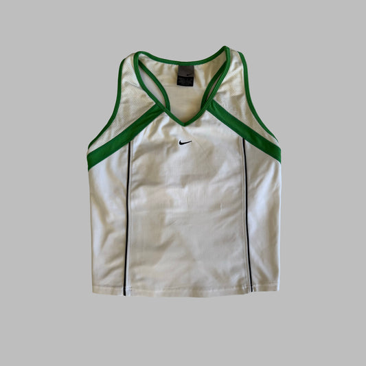 Y2K Nike Centre Swoosh Activewear Tank - L