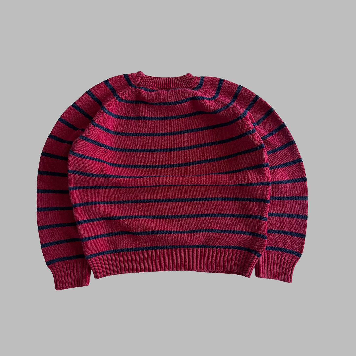 90s Ralph Lauren Polo Jeans Striped Heavy Knit - L