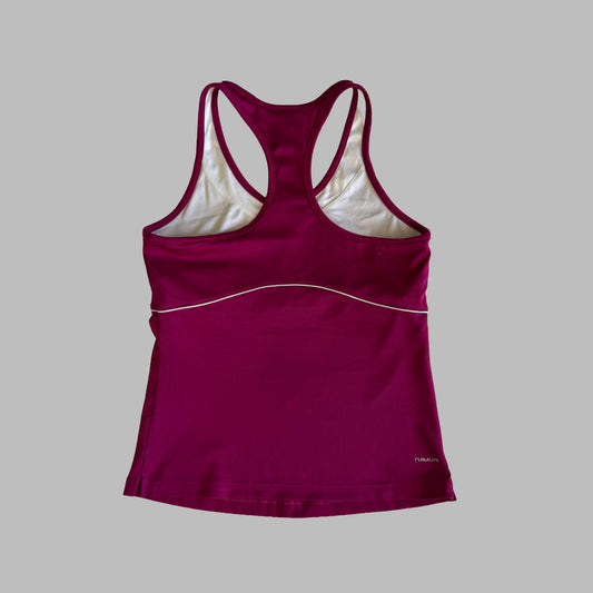 90s Adidas Panelled Activewear Tank - M
