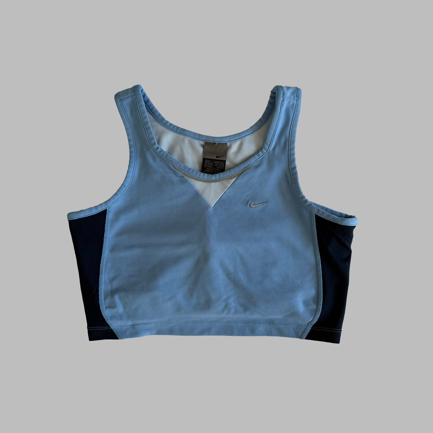 Y2K Nike Swoosh Activewear Tank - L