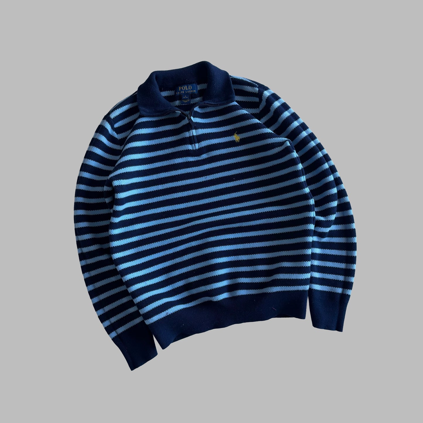 Polo Ralph Lauren Striped Quarter Zip - S