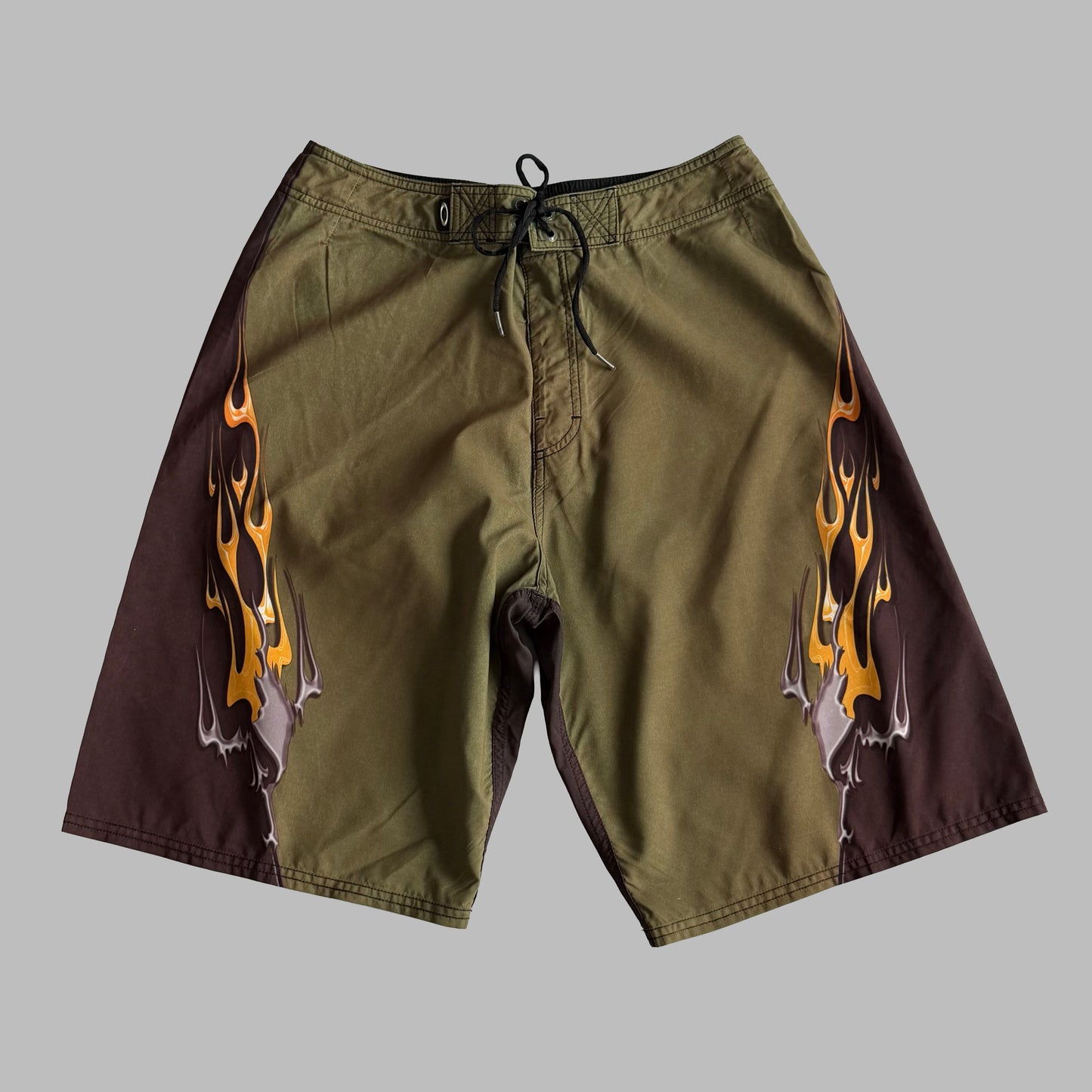 Y2K Oakley Flame Board Shorts - 32"