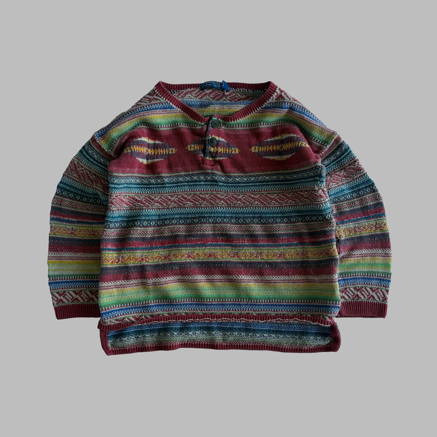Polo Ralph Lauren Aztec Lightweight Knit - S