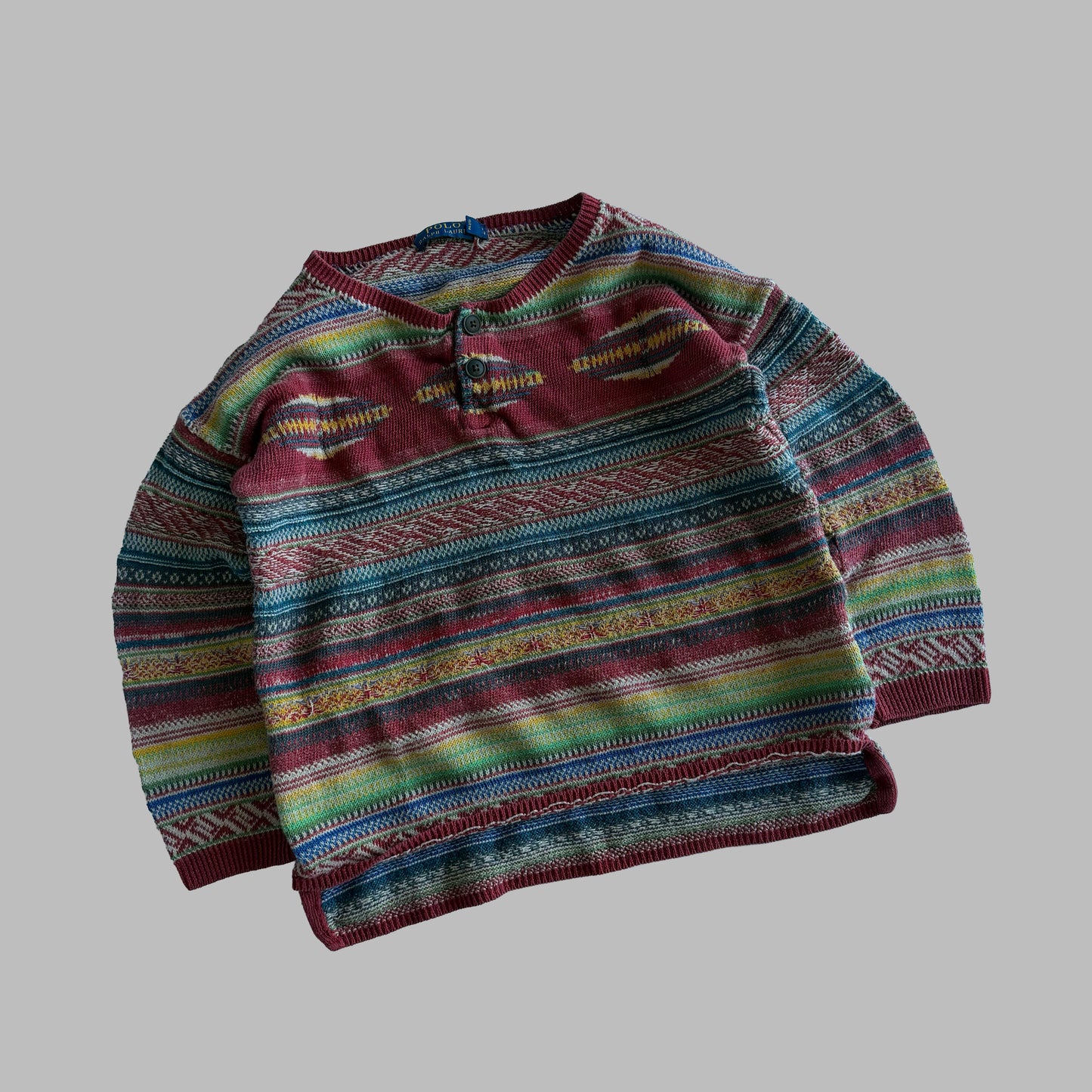 Polo Ralph Lauren Aztec Lightweight Knit - S