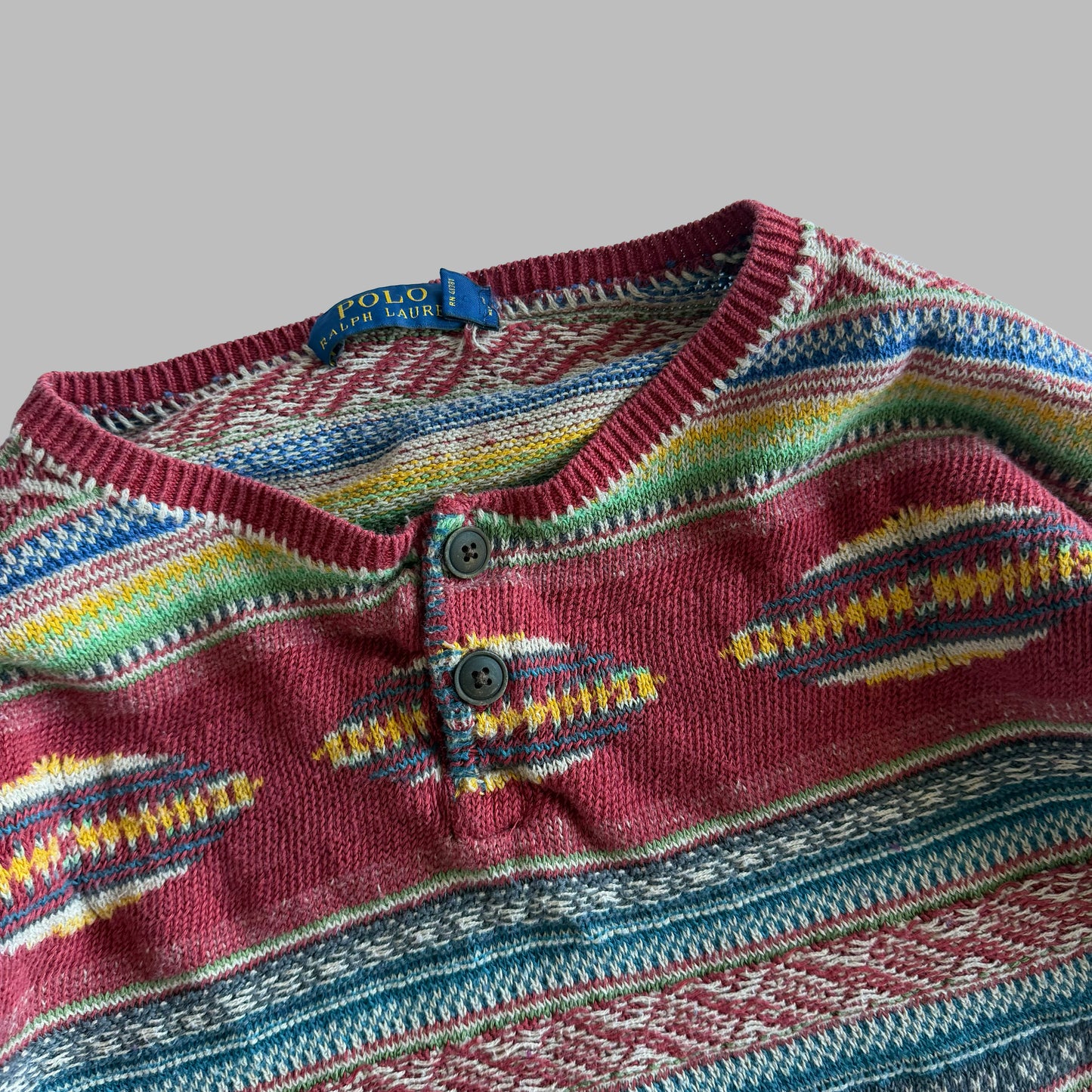Polo Ralph Lauren Aztec Lightweight Knit - S