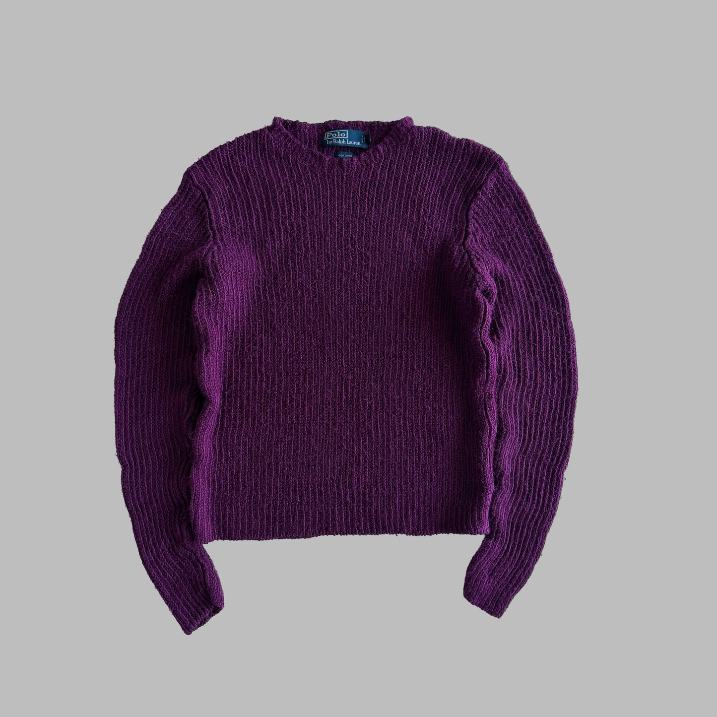 90s Polo Ralph Lauren Ribbed Heavy Knit - M