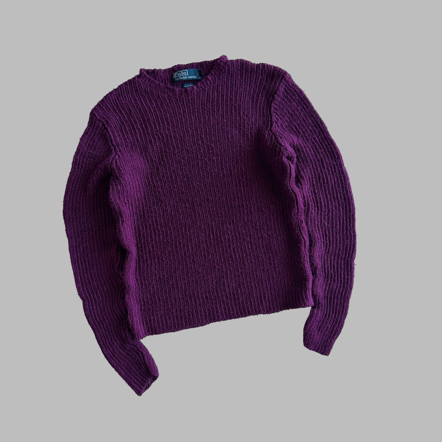 90s Polo Ralph Lauren Ribbed Heavy Knit - M