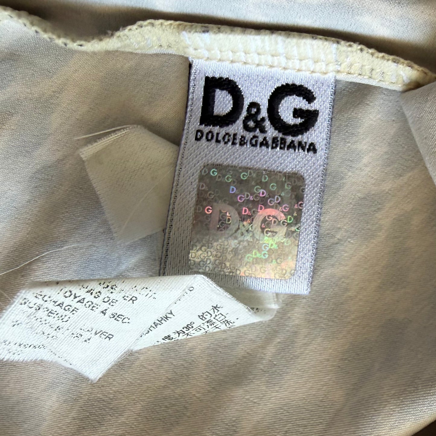 Y2K Dolce and Gabbana Leopard Cami - S
