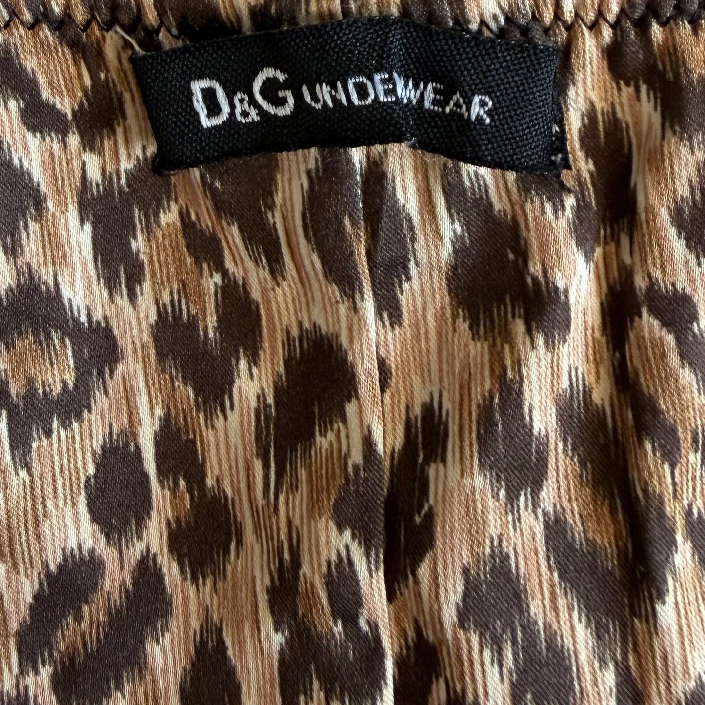 Y2K Dolce and Gabbana Leopard Cami - S