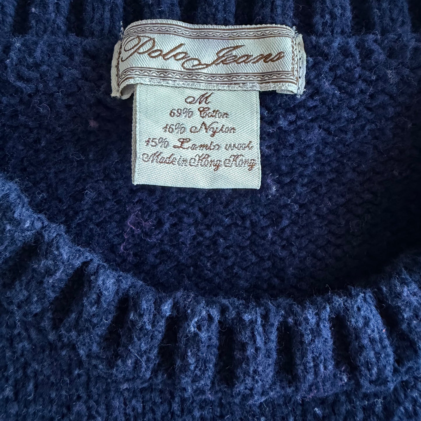 Y2K Polo Ralph Lauren Flag Heavy Knit - XS