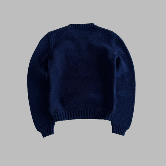 Y2K Polo Ralph Lauren Flag Heavy Knit - XS