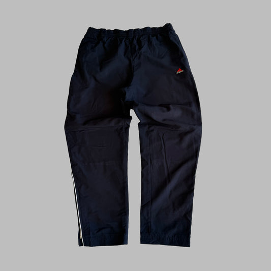 Y2K Adidas Stripe Wide Leg Track Pants - M