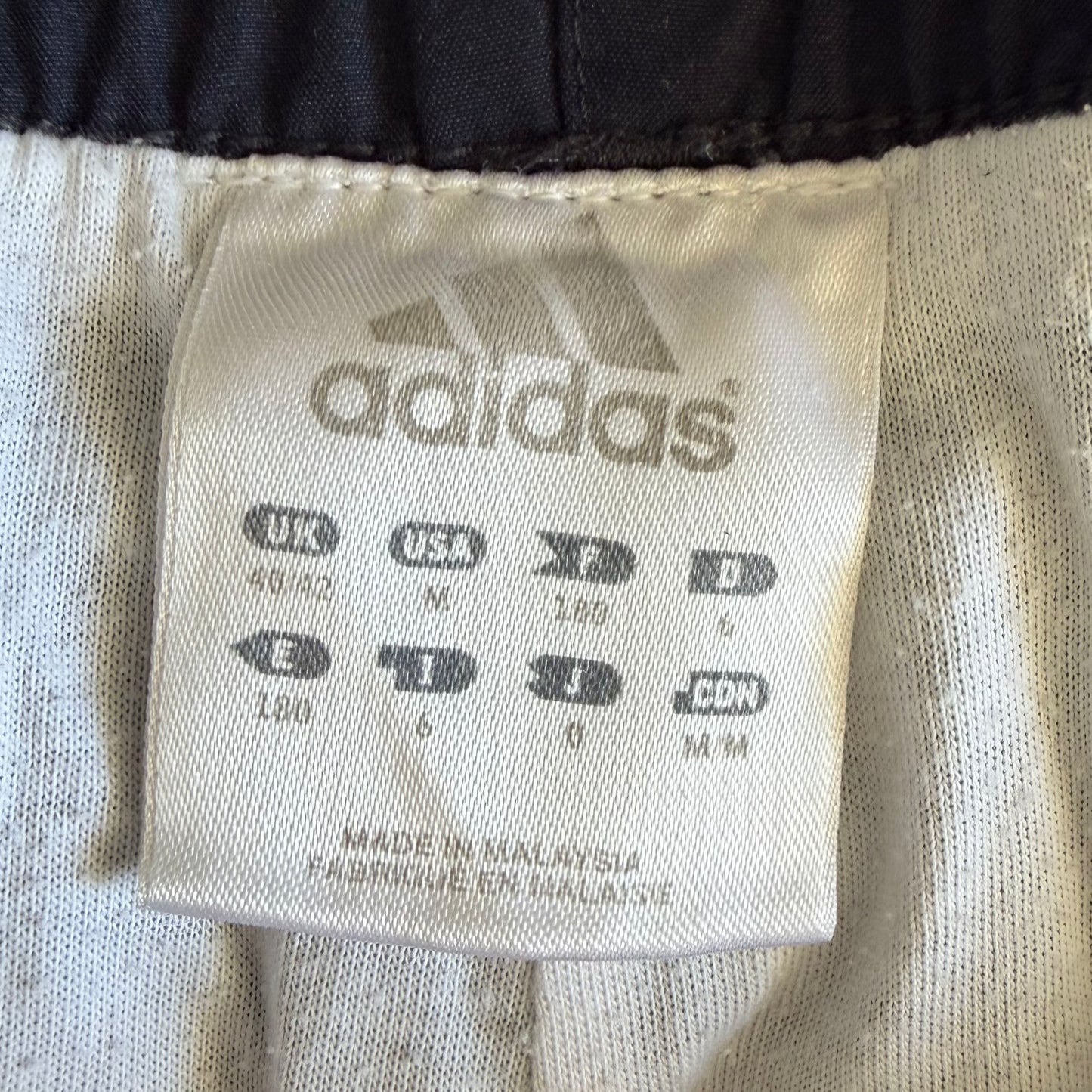 Y2K Adidas Stripe Wide Leg Track Pants - M