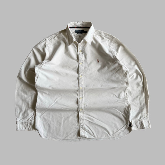 90s Polo Ralph Lauren Cotton  Button Up Shirt - L