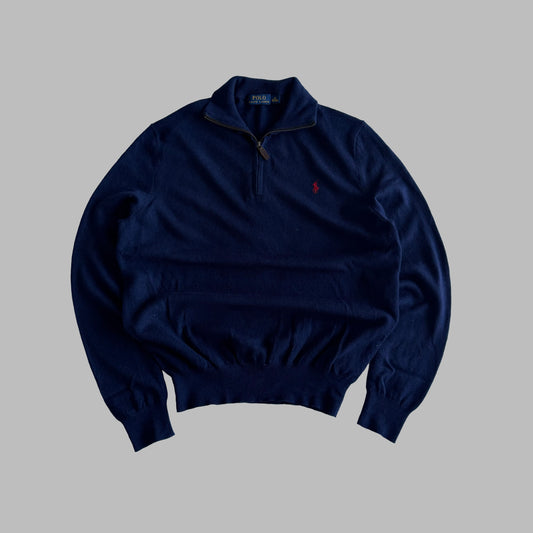 Polo Ralph Lauren Lightweight Wool Quarter Zip - XL